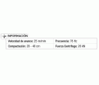 Bandeja no reversible 105 kg / Base 50 x 60 cm Imcoinsa