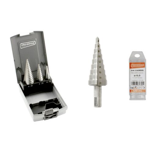 Kit 3 Pcs. brocas escalonadas Imcoinsa