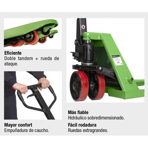 Transpaleta profesional plus 2.500 Kg Imcoinsa