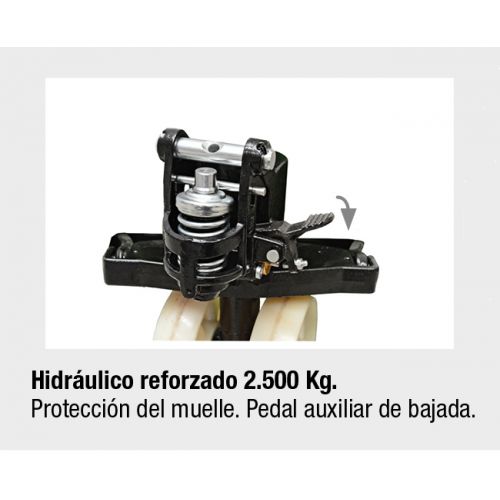 Transpaleta profesional plus 2.500 Kg Imcoinsa