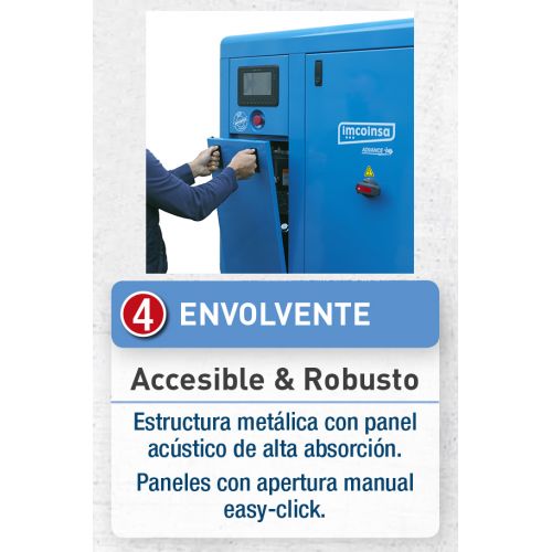 Compresores de tornillo serie VS Imcoinsa