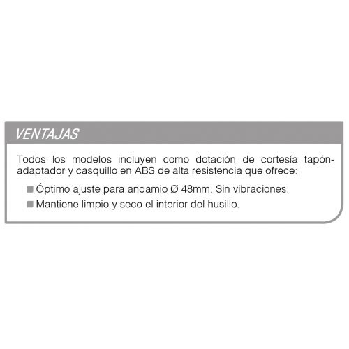 Ruedas con husillo Imcoinsa