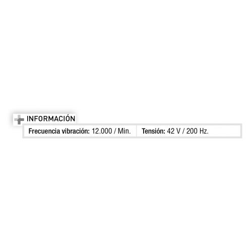 Botellas - agujas vibrantes alta frecuencia 42 V / 200 Hz Imcoinsa