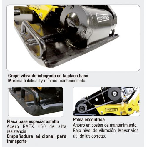 Bandeja compact vibration series 90 kg Imcoinsa