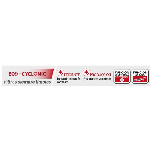 Aspirador eco-cyclonic 30 Lt / 1.200 W Imcoinsa