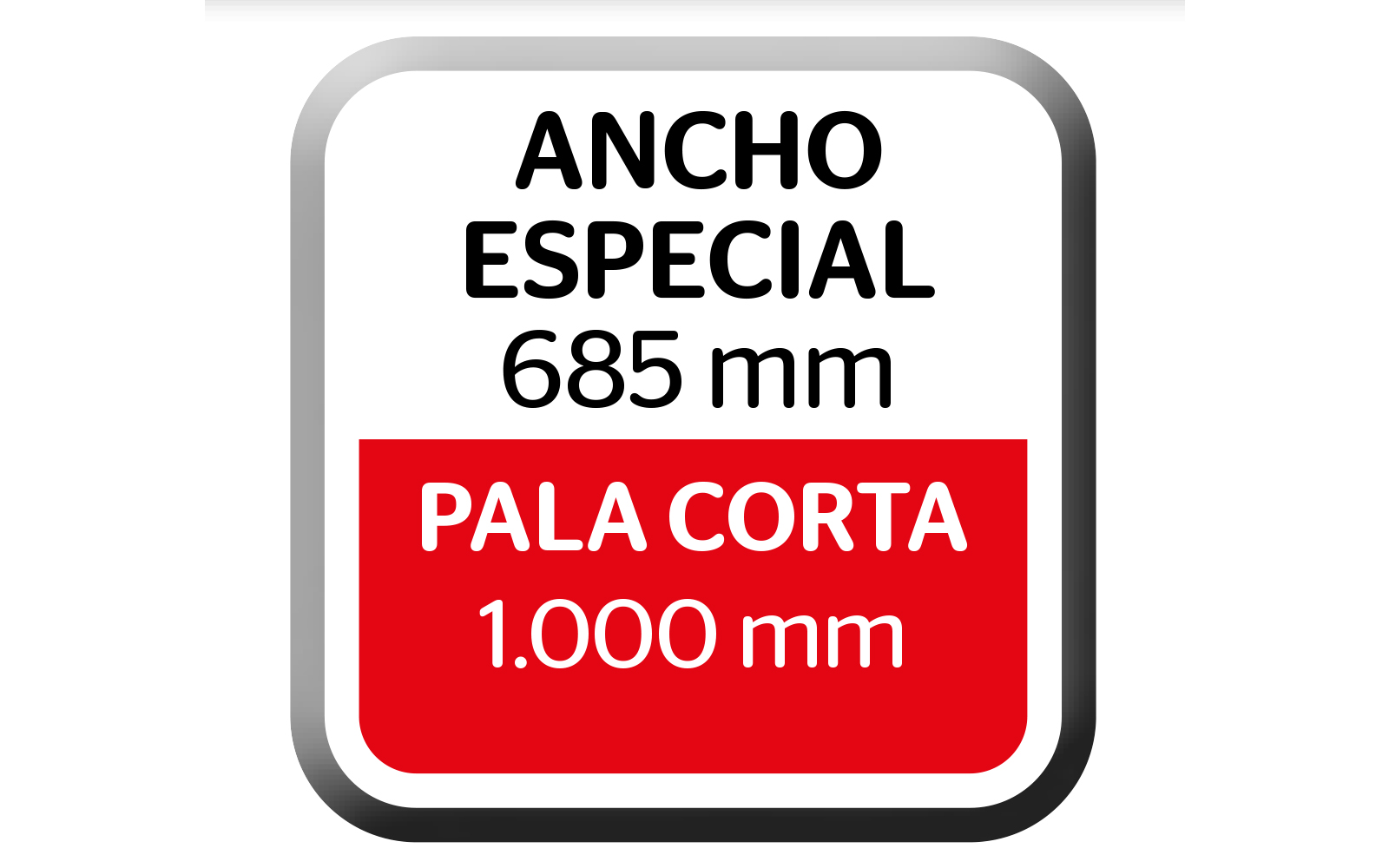 Transpaleta pala corta - ancho especial 2.500 Kg Imcoinsa