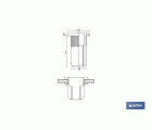 TUERCAS REMACHABLES RANURADAS ANCHAS ACERO M3