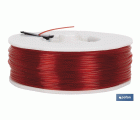 Hilo de Sedal Monofilamento de Nylon 100% Rojo
