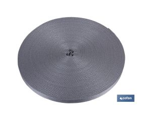 Rollo cinta persiana 17mm x 50m gris