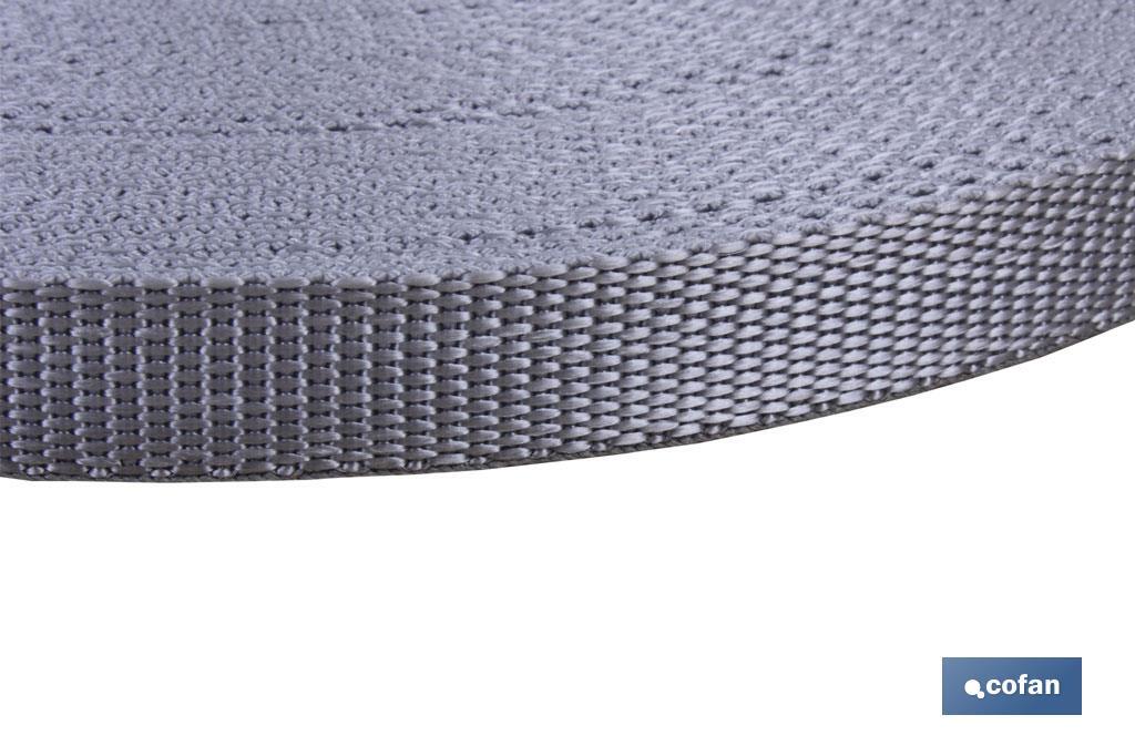 ROLLO CINTA PERSIANA  17MM X 50 M. GRIS