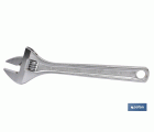 Llave inglesa con moleta central | Varias medidas y aperturas | Ajustable | Fabricada en acero al cromo-vanadio