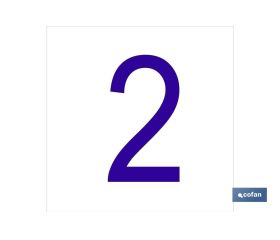 2 Número en glasspack