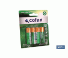 BLISTER 4 PILAS RECARGABLES AA 2300MAH VENTA UNITARIA