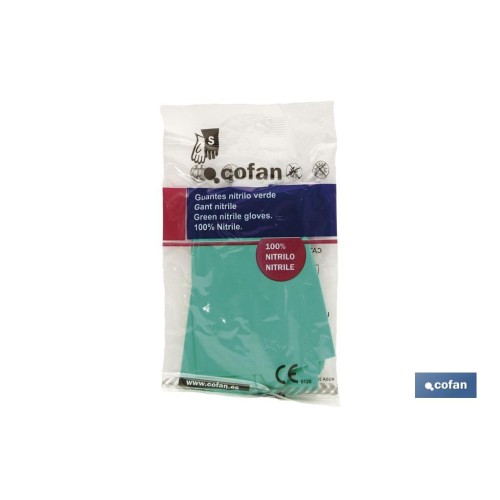 GUANTE VERDE NITRILO T10,5