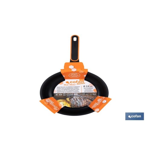 SARTÉN 24 CM FULL INDUCTION ALUMINIO FUNDIDO OLIVIER