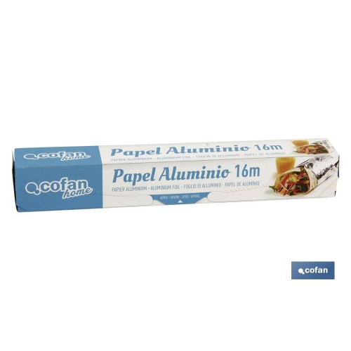 PAPEL ALUMINIO DOMÉSTICO 16M