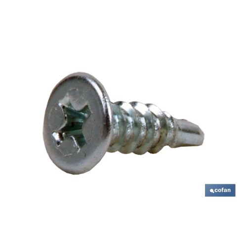 TORNILLO AUTOT. EXTRAPLANO 4,2 X 14 BLANCO