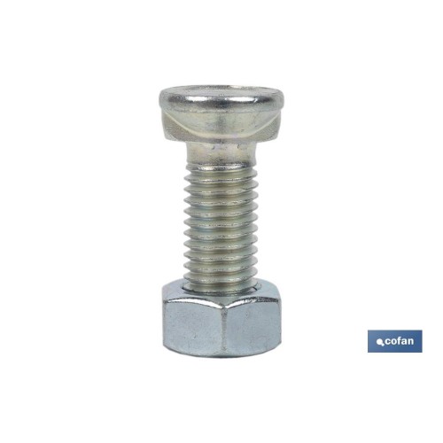 TORNILLO DOS PRISIONEROS C-8.8 M-12X35 ZINCADO