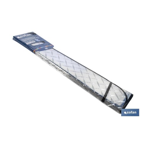 PARASOL ALUMINIZADO EFECTO LÁSER CON VENTOSAS 70 X 150 CM