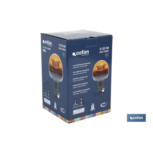 LUZ LED ESTACIONARIA ECE R65 SOPORTE 12/24V IP66