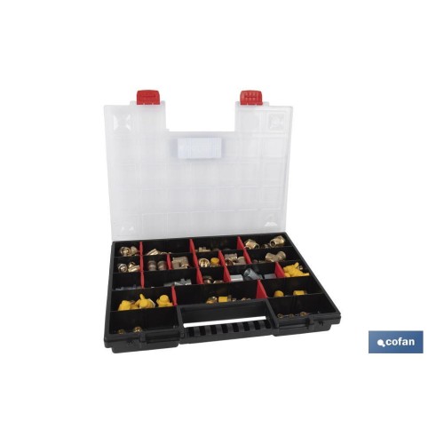 MALETIN RACORES METÁLICOS RAUFOSS 90 pcs
