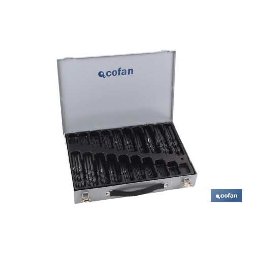MALETIN SURTIDO BROCAS HSS 1-10 - 250 Und