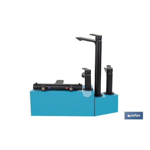KIT DE GRIFERIA + EXPOSITOR MODELO KERCH