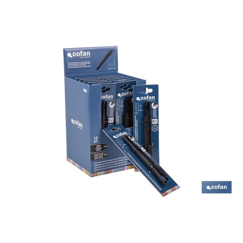 EXPOSITOR DE CÚTER ANTIDESLIZANTE HEAVY DUTY 9 MM 12 UDS.