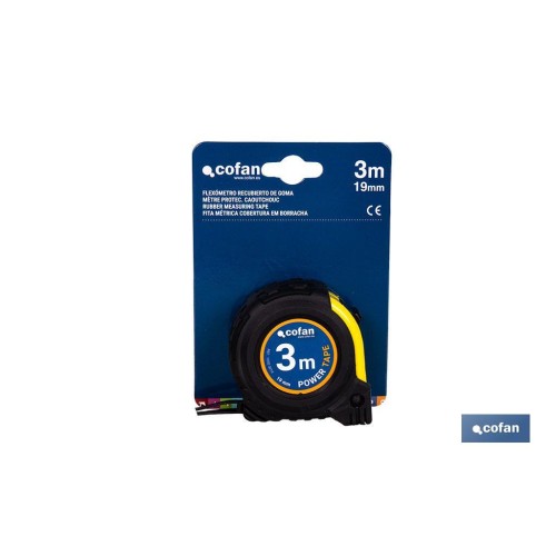 EXPOSITOR DE FLEXÓMETROS CON PROTECCIÓN DE GOMA 19 MM X 3 M 12 UDS.