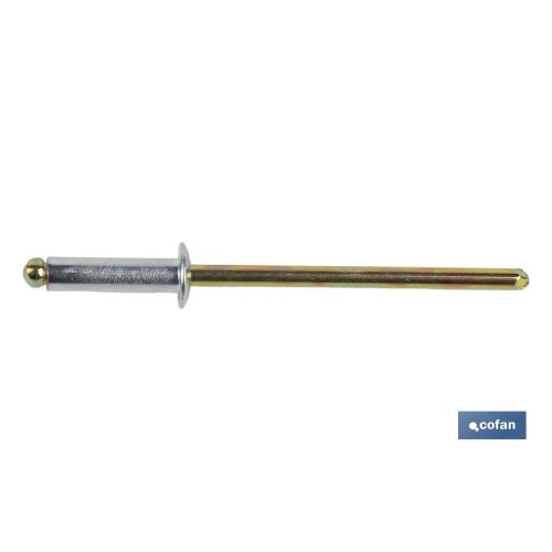 REMACHE ACERO  3,2 X 6 MM