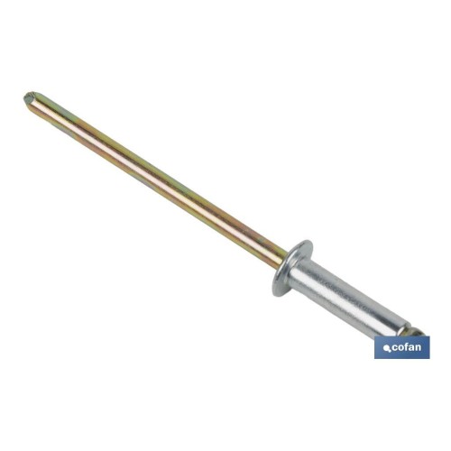 REMACHE ACERO  3,2 X 6 MM