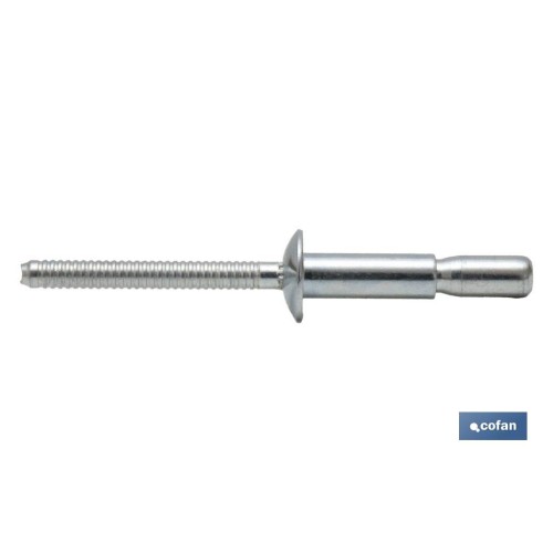 REMACHE ACERO ESTRUCTURAL 4,8 X 10 MM
