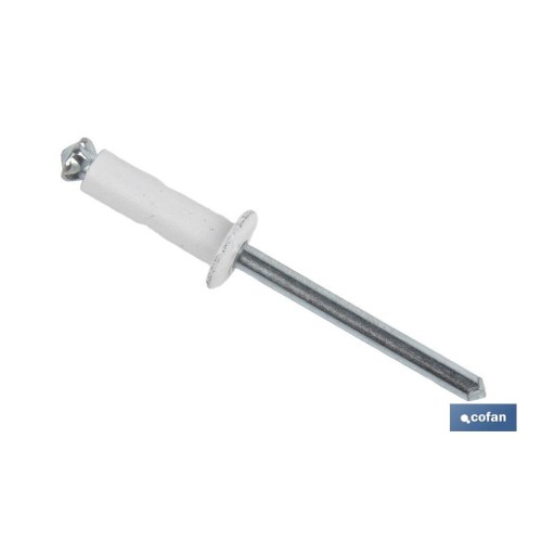 REMACHE DE FLOR BLANCO 4 X 16 MM