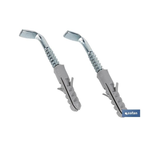 SET DE 2 PCS. TACO Y ALCAYATA PARA TERMO Y CALENTADOR 8 X 65 MM