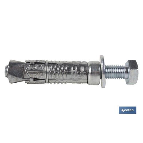ANCLAJE ZAMAK HPM M-6x50 CON TORNILLO 8.8