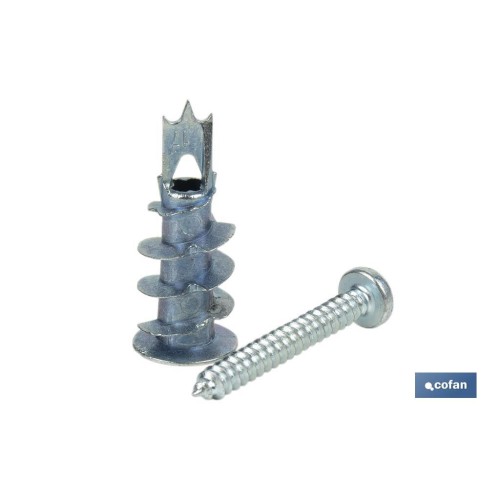 TACO ZAMAK 13X32 PARA PLACAS C/TORNILLO 4,2X32