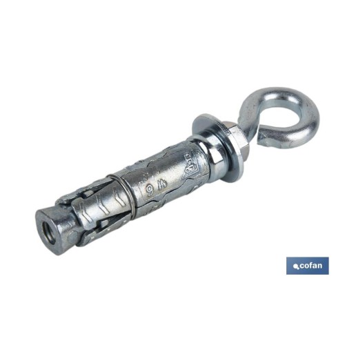 ANCLAJE ZAMAK HPM M6 X 45 CON ARGOLLA
