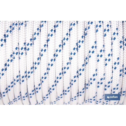 CUERDA TRENZADA POLI 8MM 50 MTS