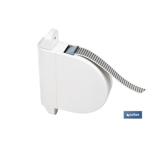 RECOGEDOR ABATIBLE PERSIANA BLANCO 6MX18 MM