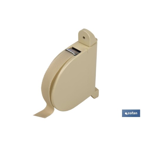 RECOGEDOR ABATIBLE PERSIANA BLANCO 6MX18 MM