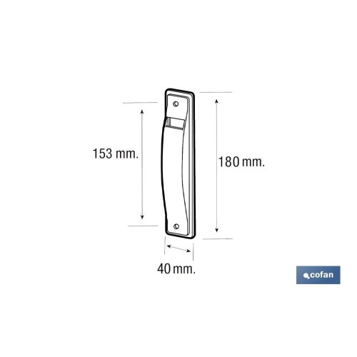 EMBELLECEDOR BLANCO RECOGEDOR PERSIANA 20 MM