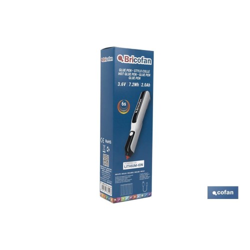 COFAN GLUE PEN 3,6V 2Ah Ø7 MM
