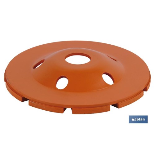 CORONA DOBLE PISTA MAMPOSTERIA 100MM - H22,2