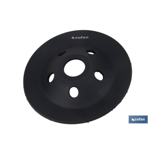 PLATO RECTIFICADOR CARBURO DE TUNGSTENO MULTIMATERIALES Ø115 X 22,23 GRANO MEDIO