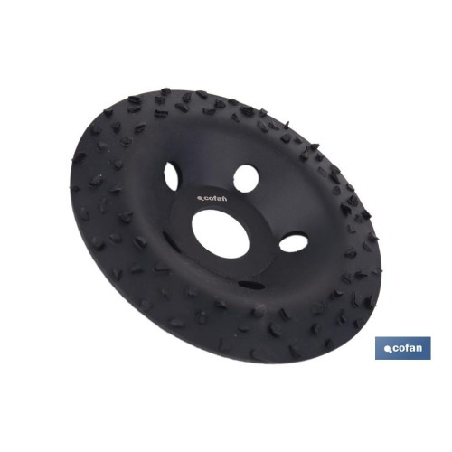 PLATO RECTIFICADOR CARBURO DE TUNGSTENO MULTIMATERIALES Ø115 X 22,23 GRANO GRUESO
