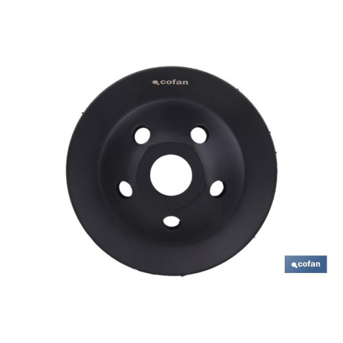 PLATO RECTIFICADOR CARBURO DE TUNGSTENO MULTIMATERIALES Ø115 X 22,23 GRANO GRUESO