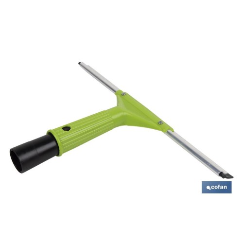 LIMPIACRISTALES  METAL Y ABS  27 CM CON ADAPTADOR