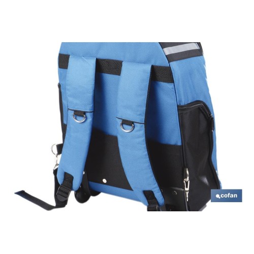 MOCHILA PORTAHERRAMIENTAS CON RUEDAS 35 x 20 x 55 CM
