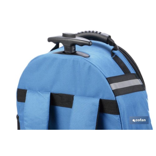 MOCHILA PORTAHERRAMIENTAS CON RUEDAS 35 x 20 x 55 CM