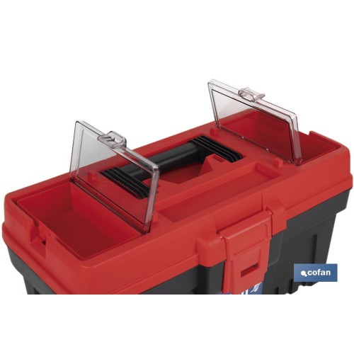 CAJA DE HERRAMIENTAS SEMIPROFESIONAL 360 X 193 X 186 MM